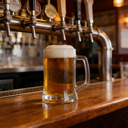 510ml (17oz) Southwark Glass Beer Mug