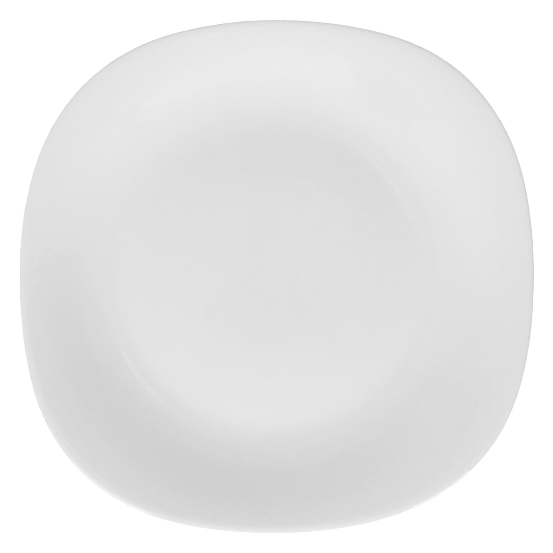 Square Opalware Dinner Plate - 26cm - White