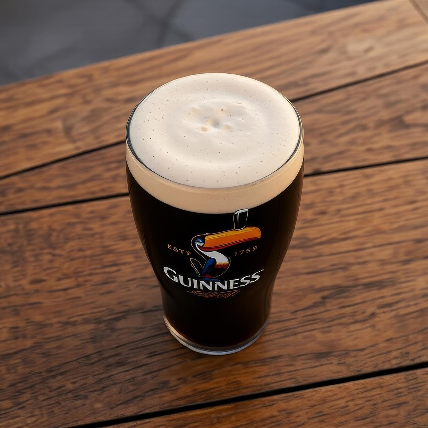 Guinness Toucan Pint Glass