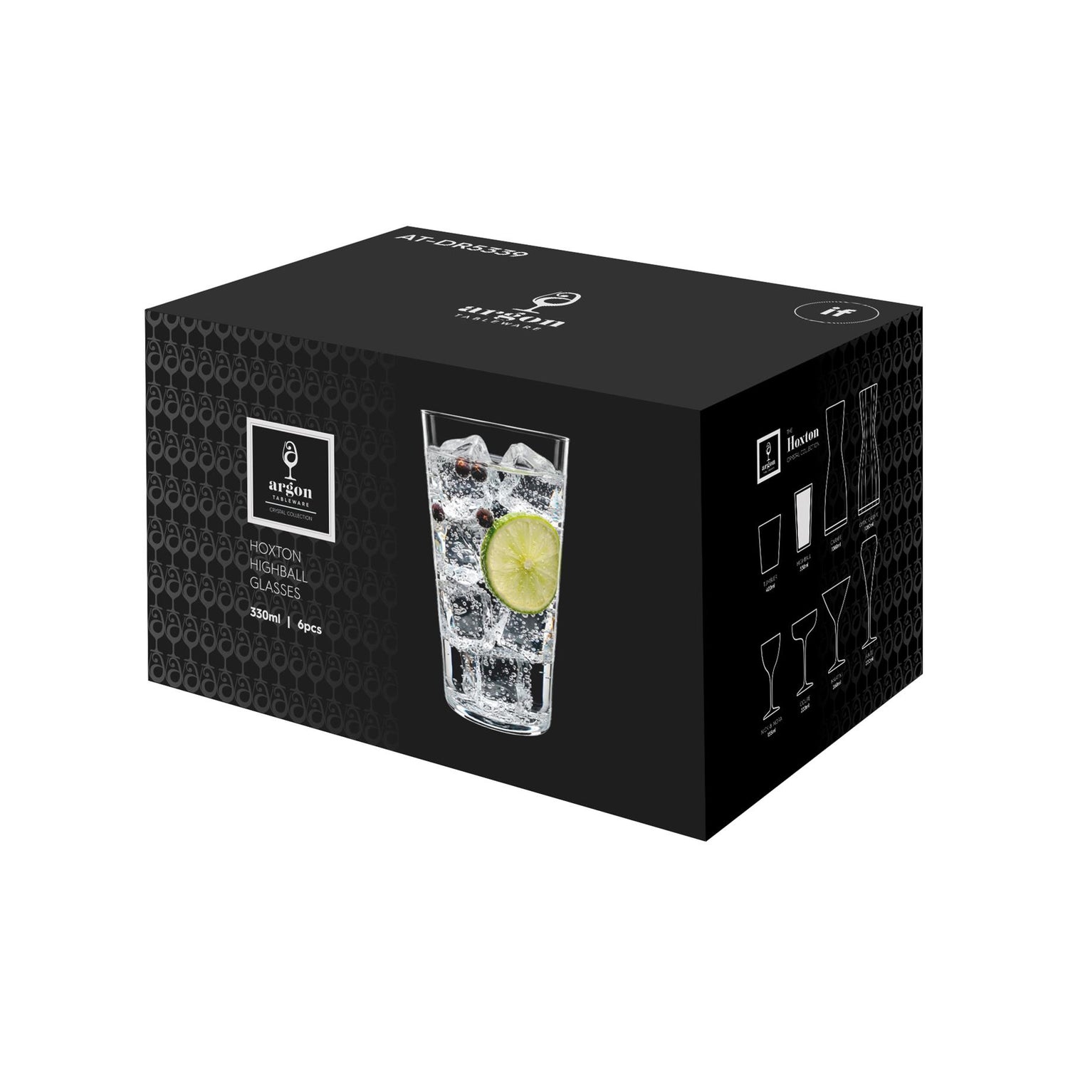 320ml Hoxton Crystal Highball Glass