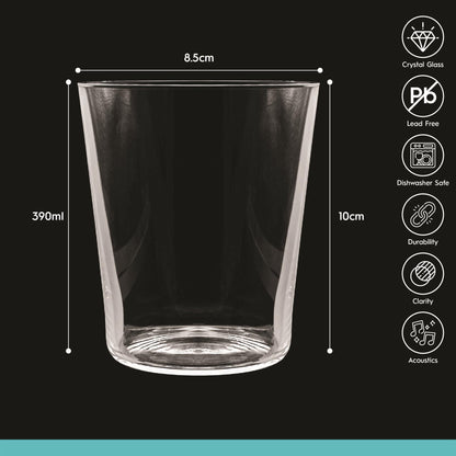 390ml Hoxton Crystal Tumbler