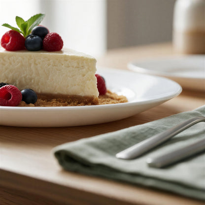 Round Opalware Dessert Plate - 19cm - White