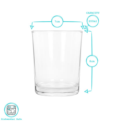 200ml Glass Tumbler