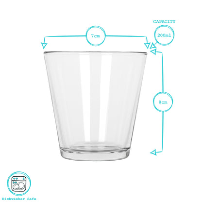 200ml Glass Tumbler