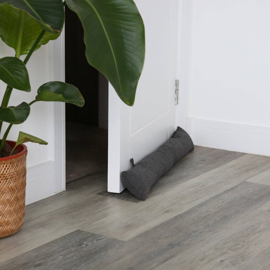 Fabric Door Snake - Grey