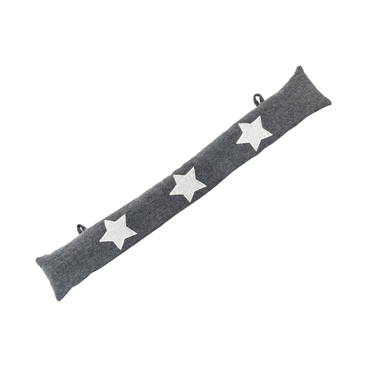 Fabric Door Snake - Grey with Star