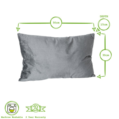 50cm x 30cm Rectangle Velvet Cushion