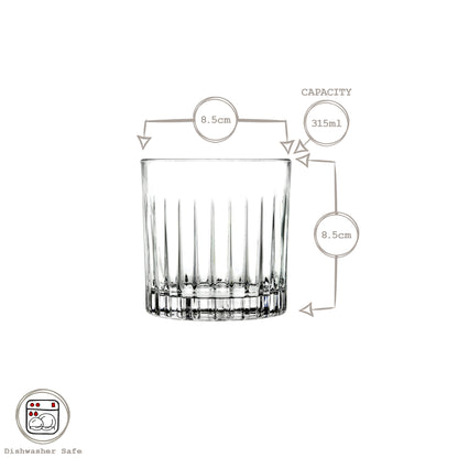 315ml Timeless Whisky Glass - Clear
