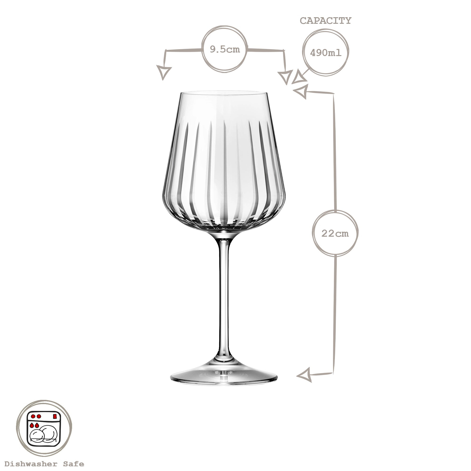490ml Timeless Cocktail Glass - Clear