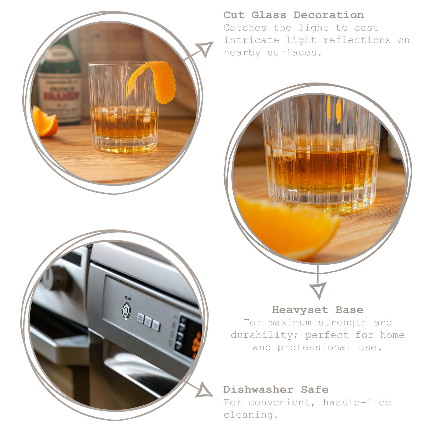 310ml Fluted Whisky Glass