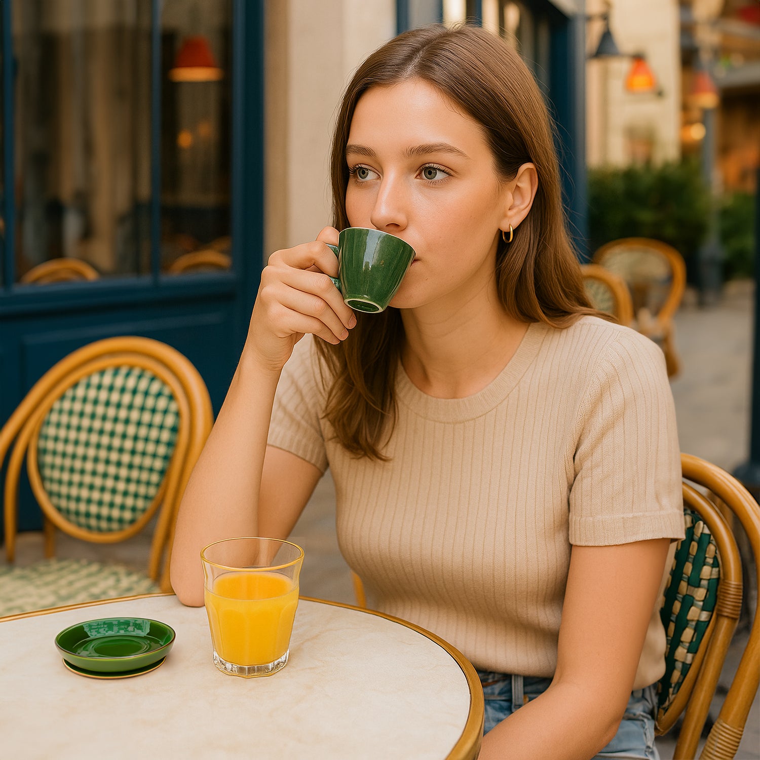 210ml Fluted Glass Tumbler