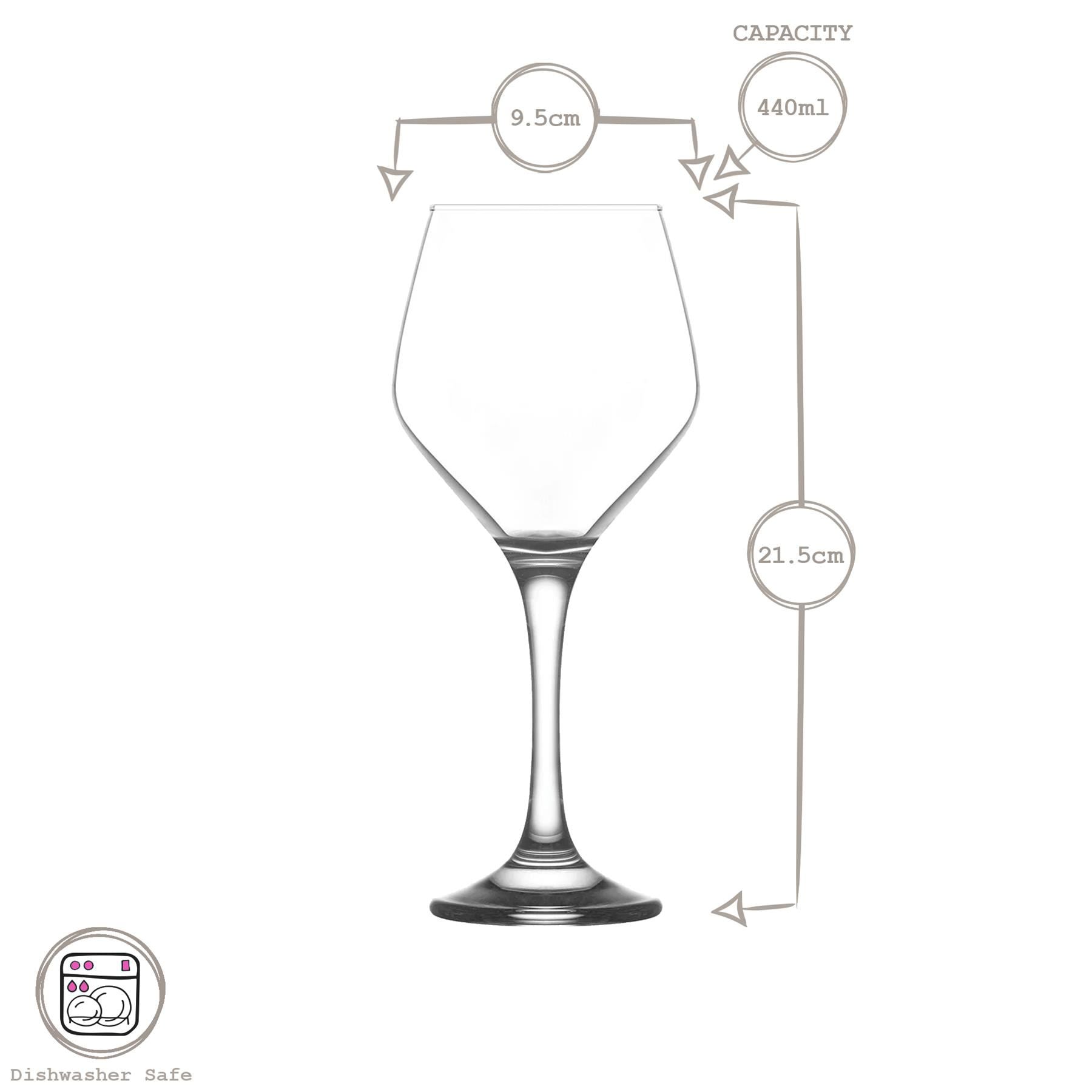 440ml Ella Red Wine Glass