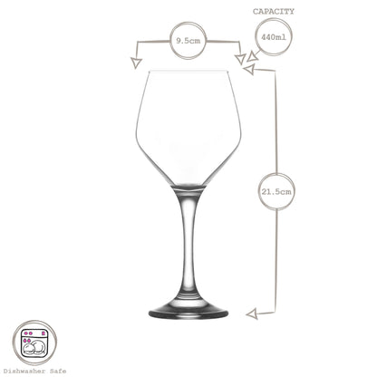 440ml Ella Red Wine Glass