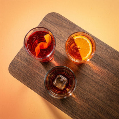 18 Piece Conical Glass Tumbler Set - 3 Sizes