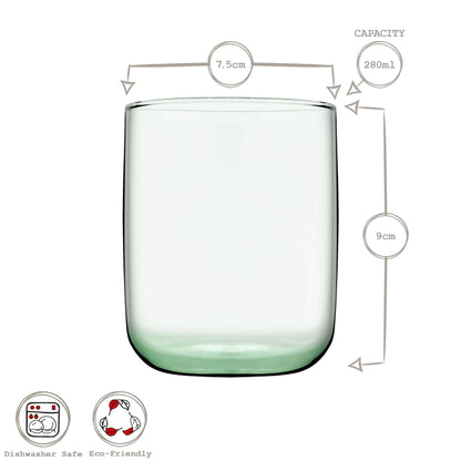 280ml Aware Iconic Recycled Glass Tumbler - Green