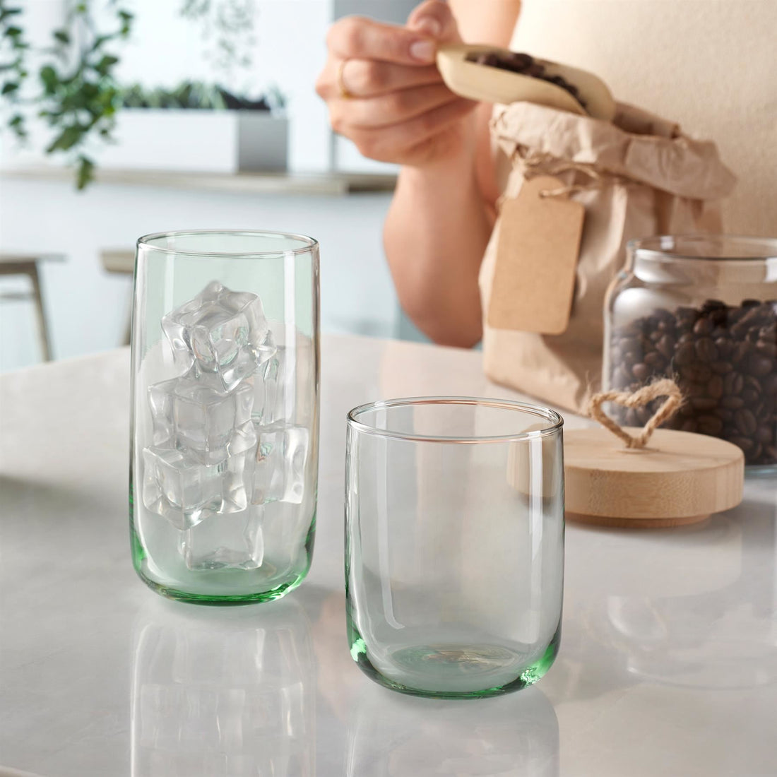 280ml Aware Iconic Recycled Glass Tumbler - Green