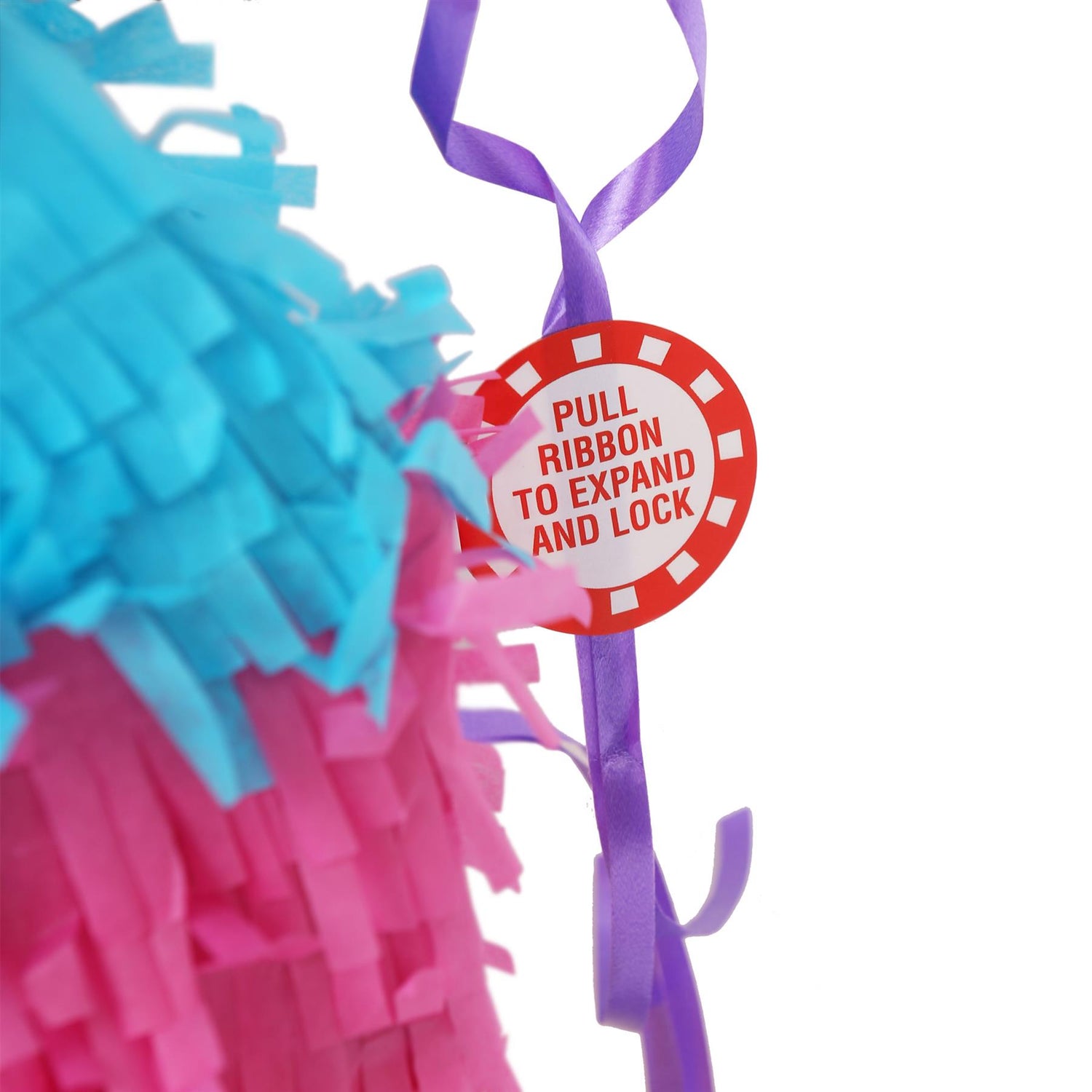 Number 8 Pop-Out Pinata with Blindfold - 35cm x 7.5cm x 50cm
