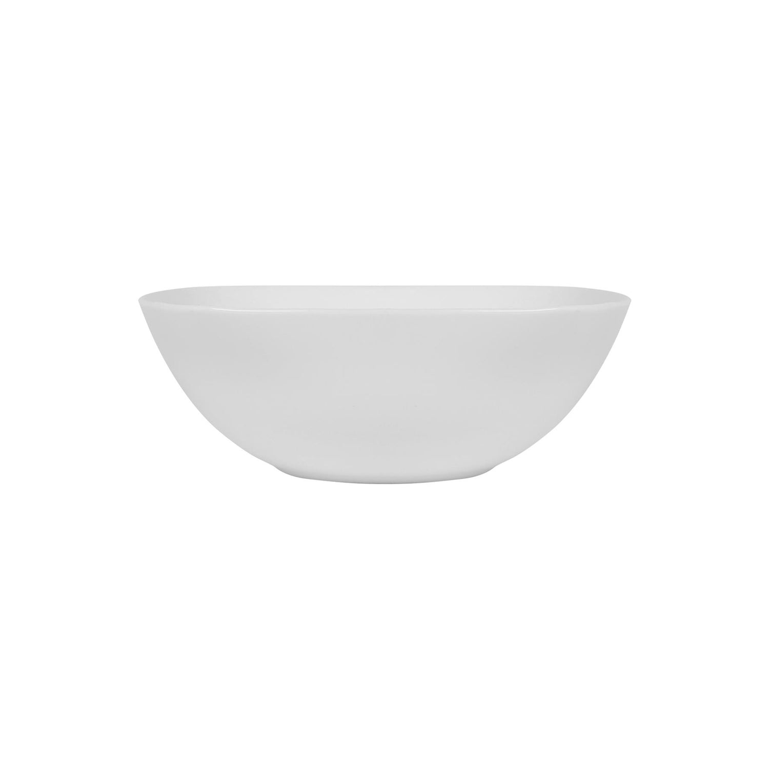 Round Opalware Snack Bowl - 16cm - White