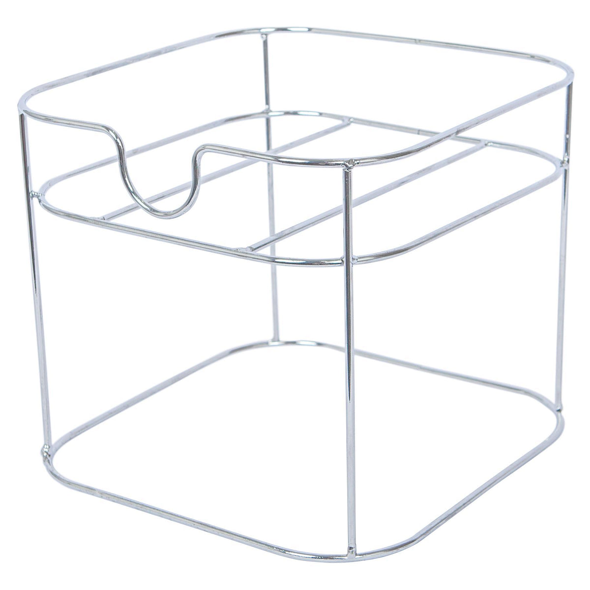 Metal Wire Drinks Dispenser Stand - Silver