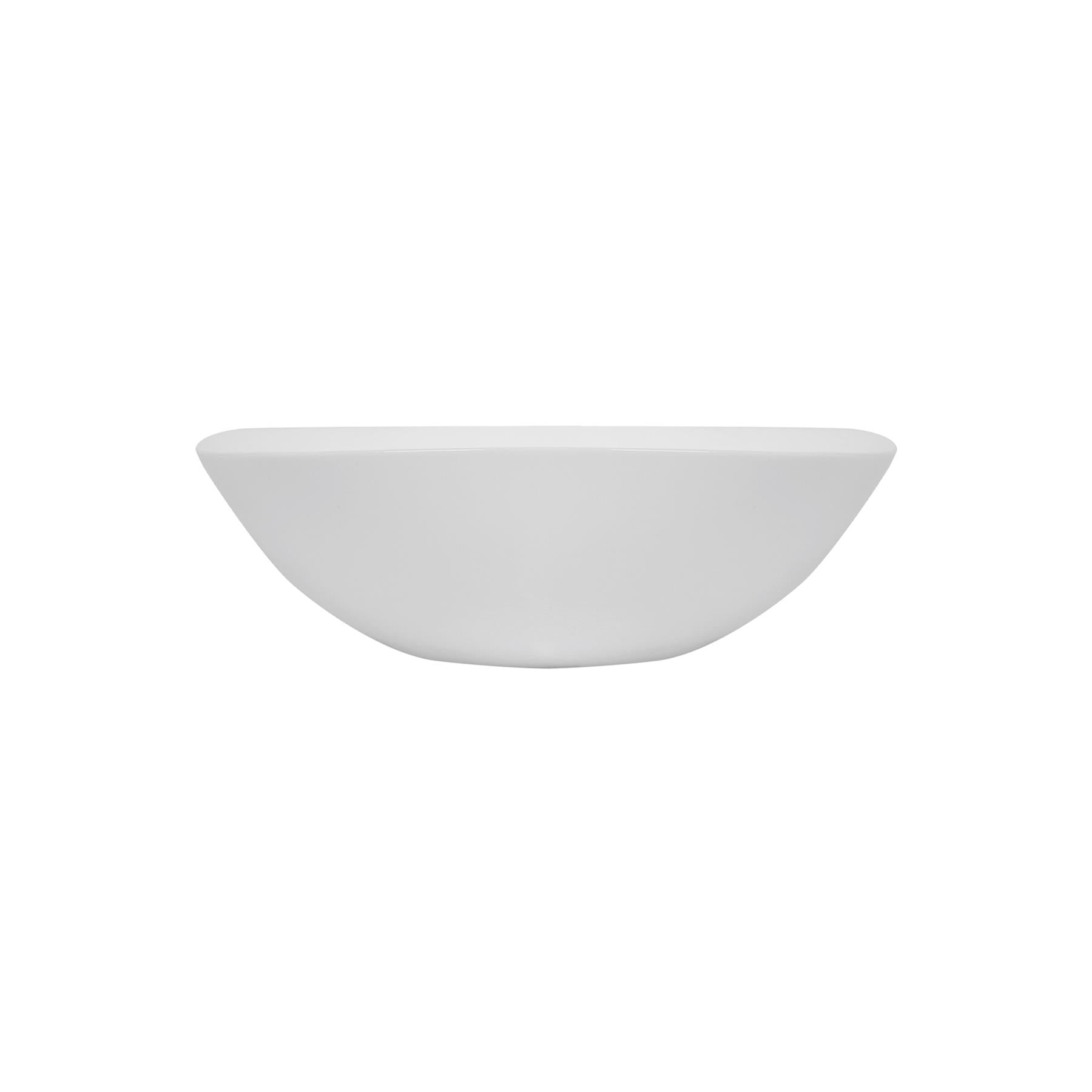 Square Opalware Snack Bowl - 13.5cm - White