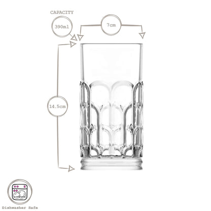390ml Archie Highball Glass
