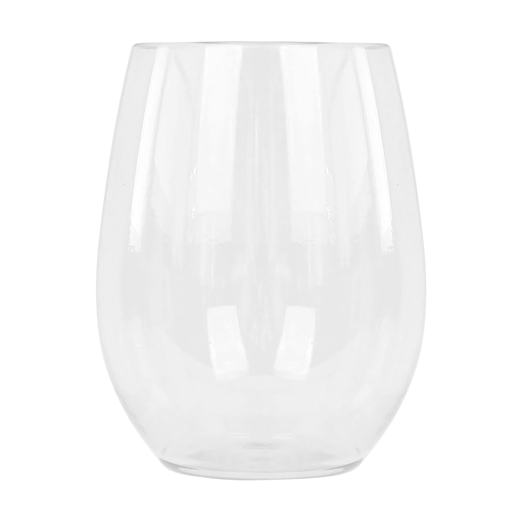 300ml Reusable Plastic Stemless Wine Glass - By Argon Tableware