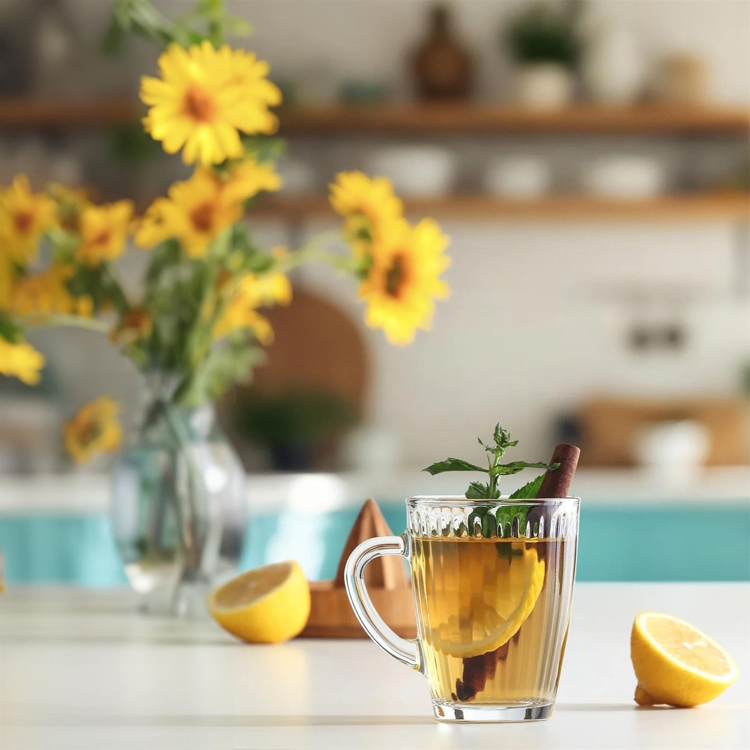 400ml Hestia Glass Mug