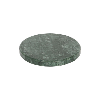 Round Marble Coaster - 10cm - Green - By Argon Tableware