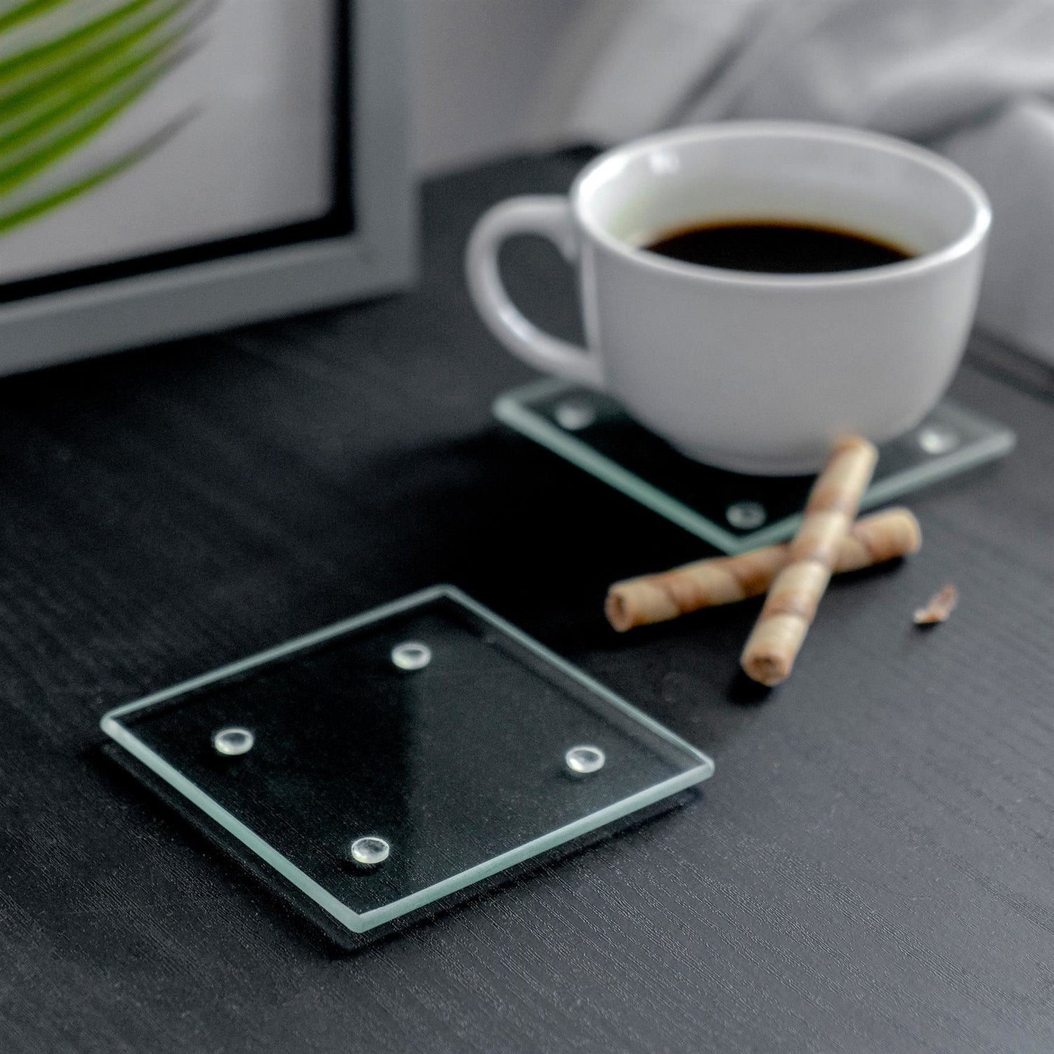 Round Glass Coaster - Clear