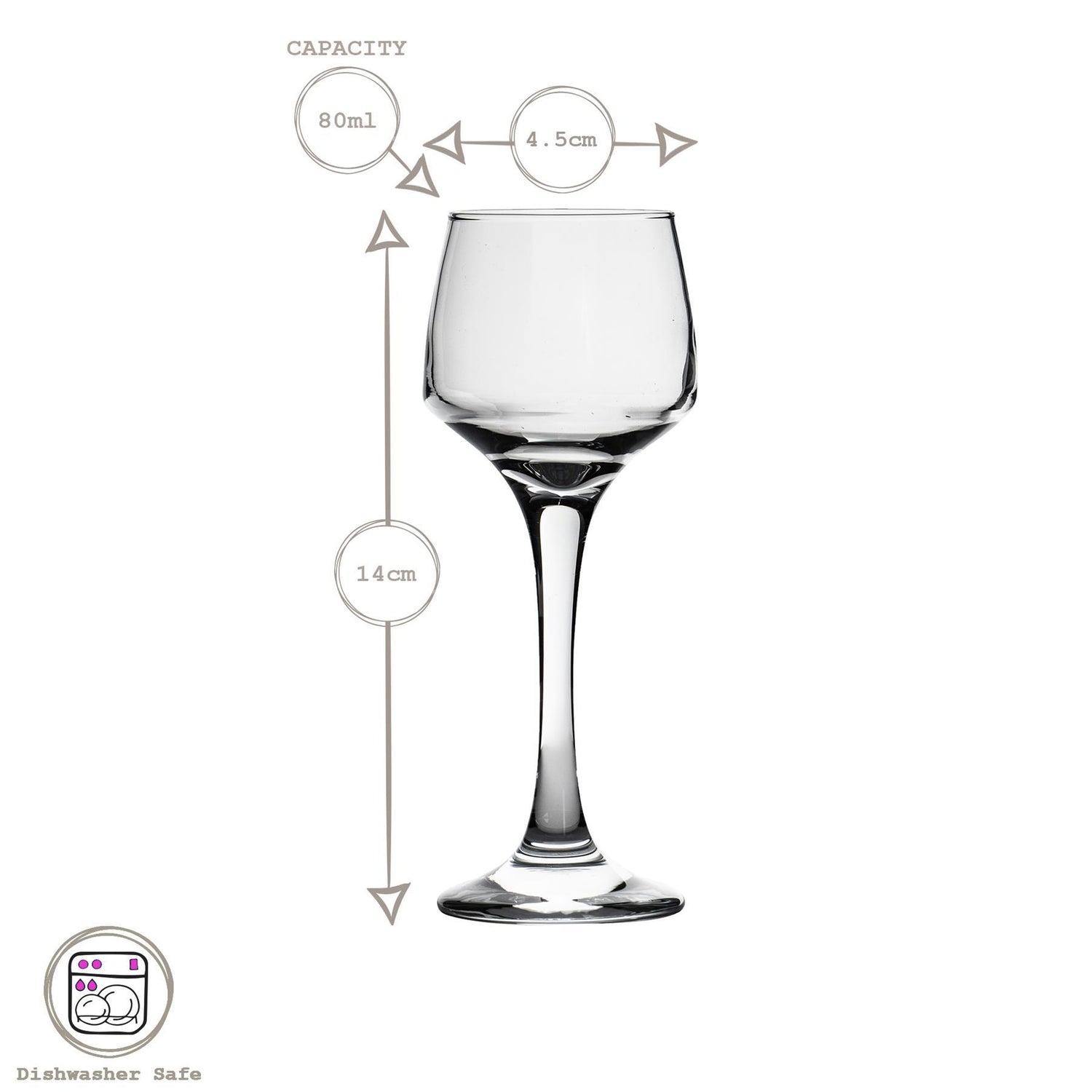 80ml Lal Sherry Glass