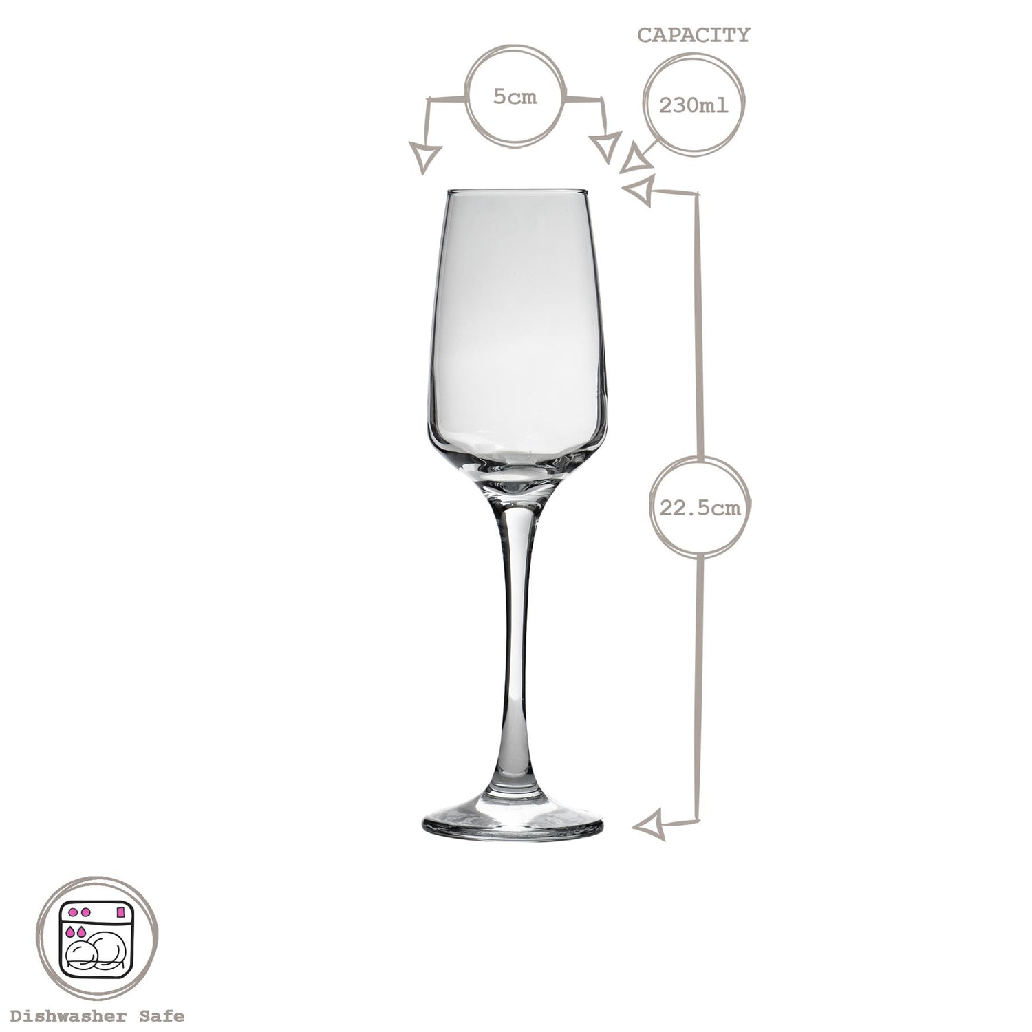230ml Lal Champagne Flute