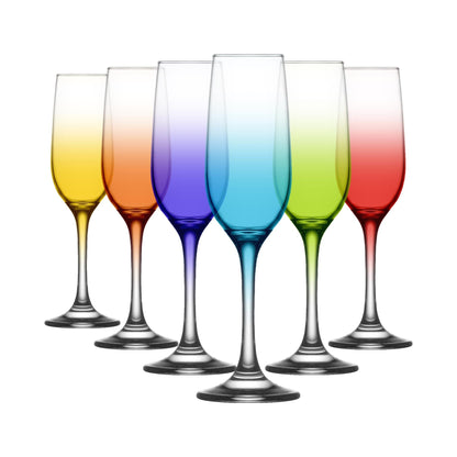 215ml Fame Glass Champagne Flute - Full Colour