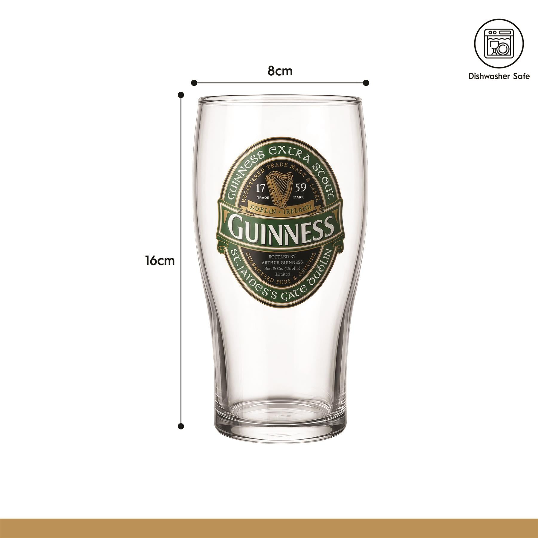Guinness Ireland Pint Glass