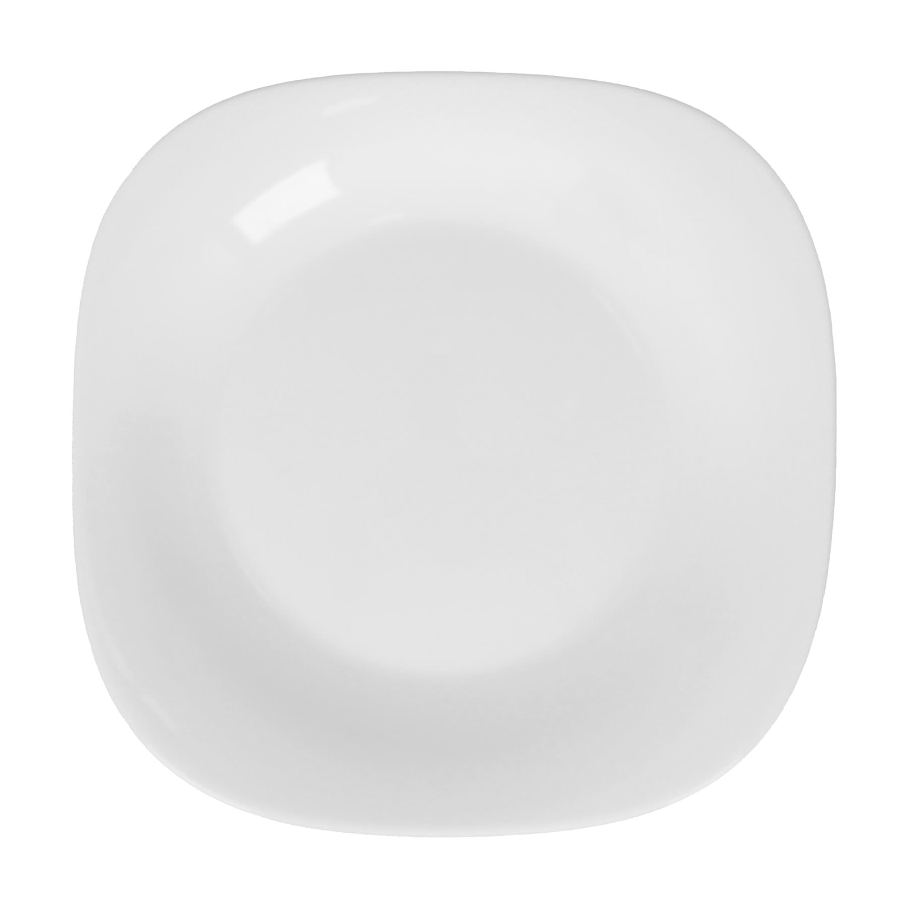 Square Opalware Buffet Dinner Plate - 22.5cm - White
