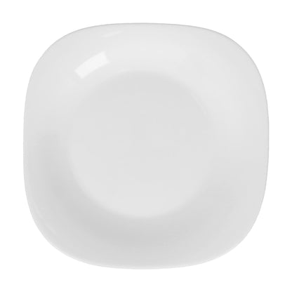 Square Opalware Buffet Dinner Plate - 22.5cm - White