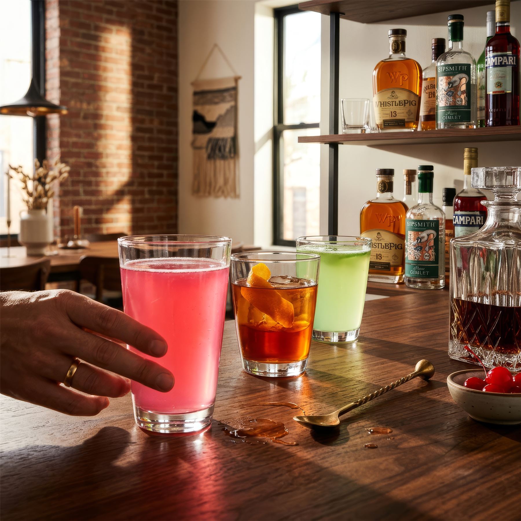 18 Piece Conical Glass Tumbler Set - 3 Sizes
