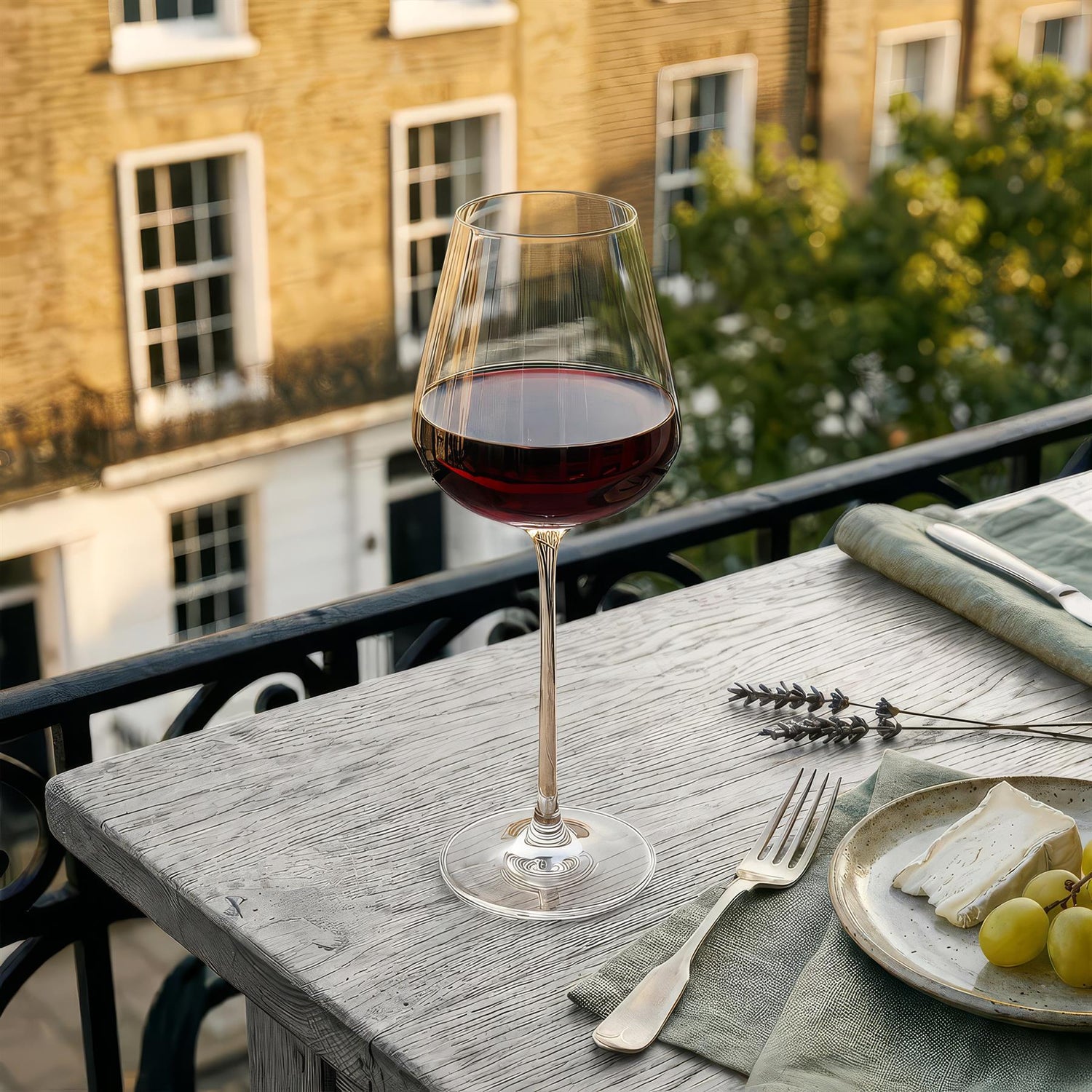 600ml Dulwich Crystal Red Wine Glass