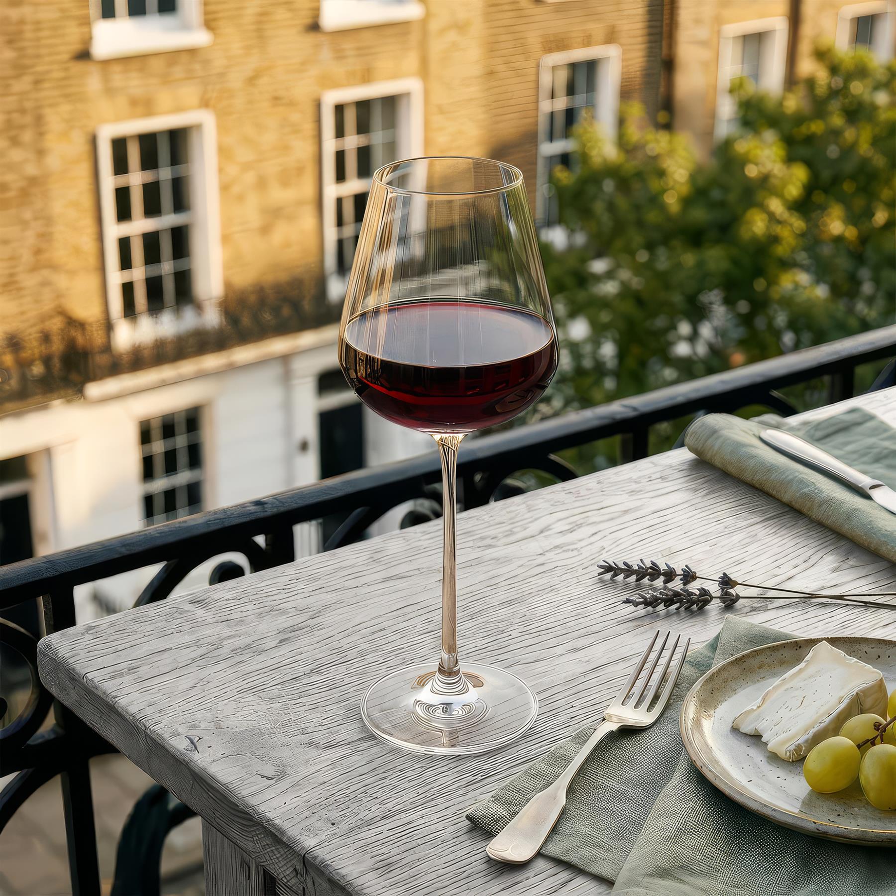 600ml Dulwich Crystal Red Wine Glass