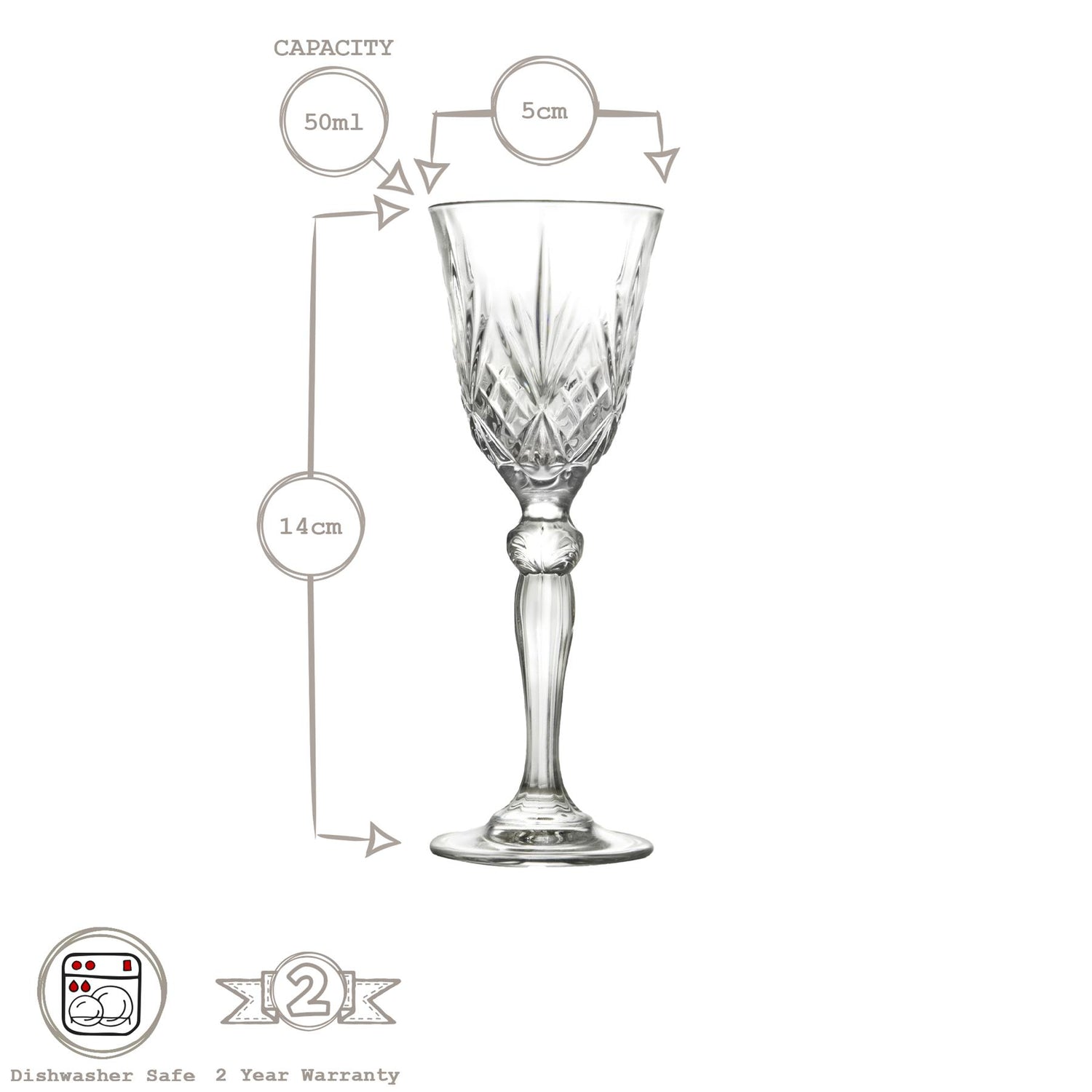 50ml Melodia Liqueur Glass