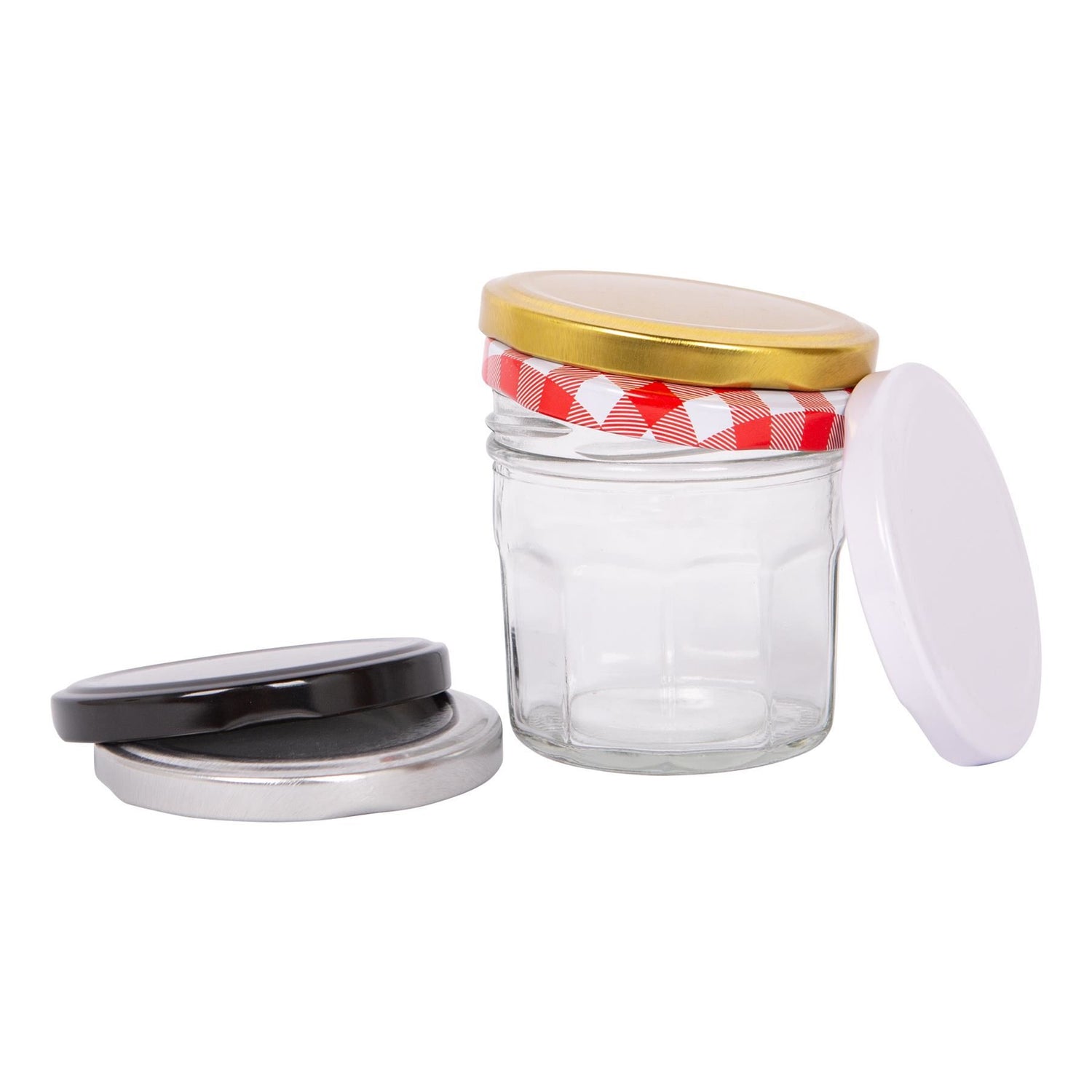130ml Glass Jam Jar with Lid