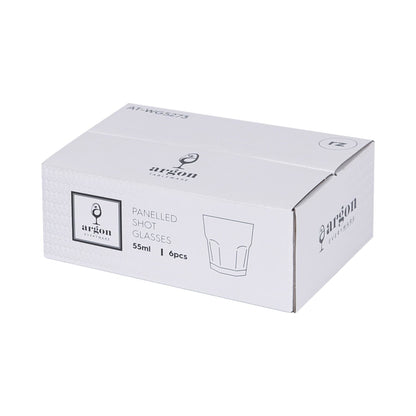 55ml Panelled Shot Glass