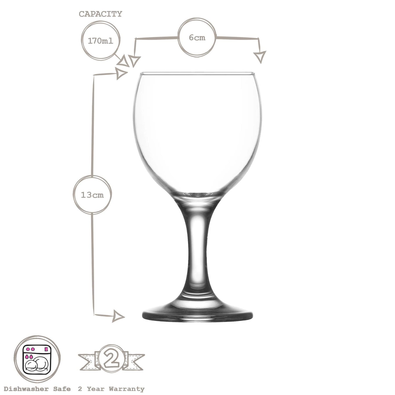 170ml Misket White Wine Glass