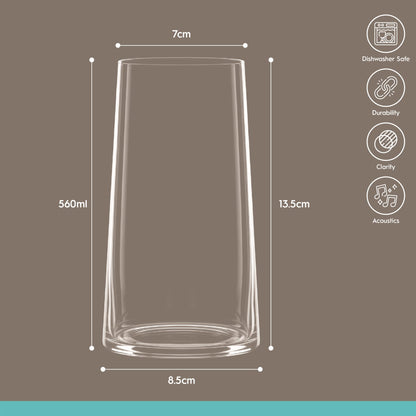 560ml Hampstead Highball Glass