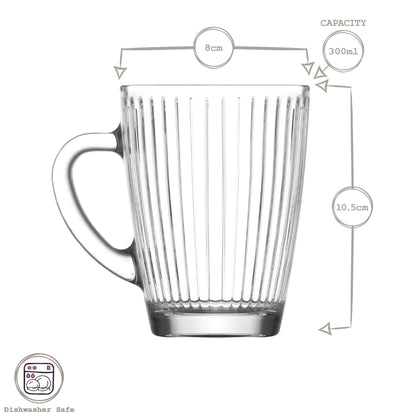 300ml Hestia Glass Mug