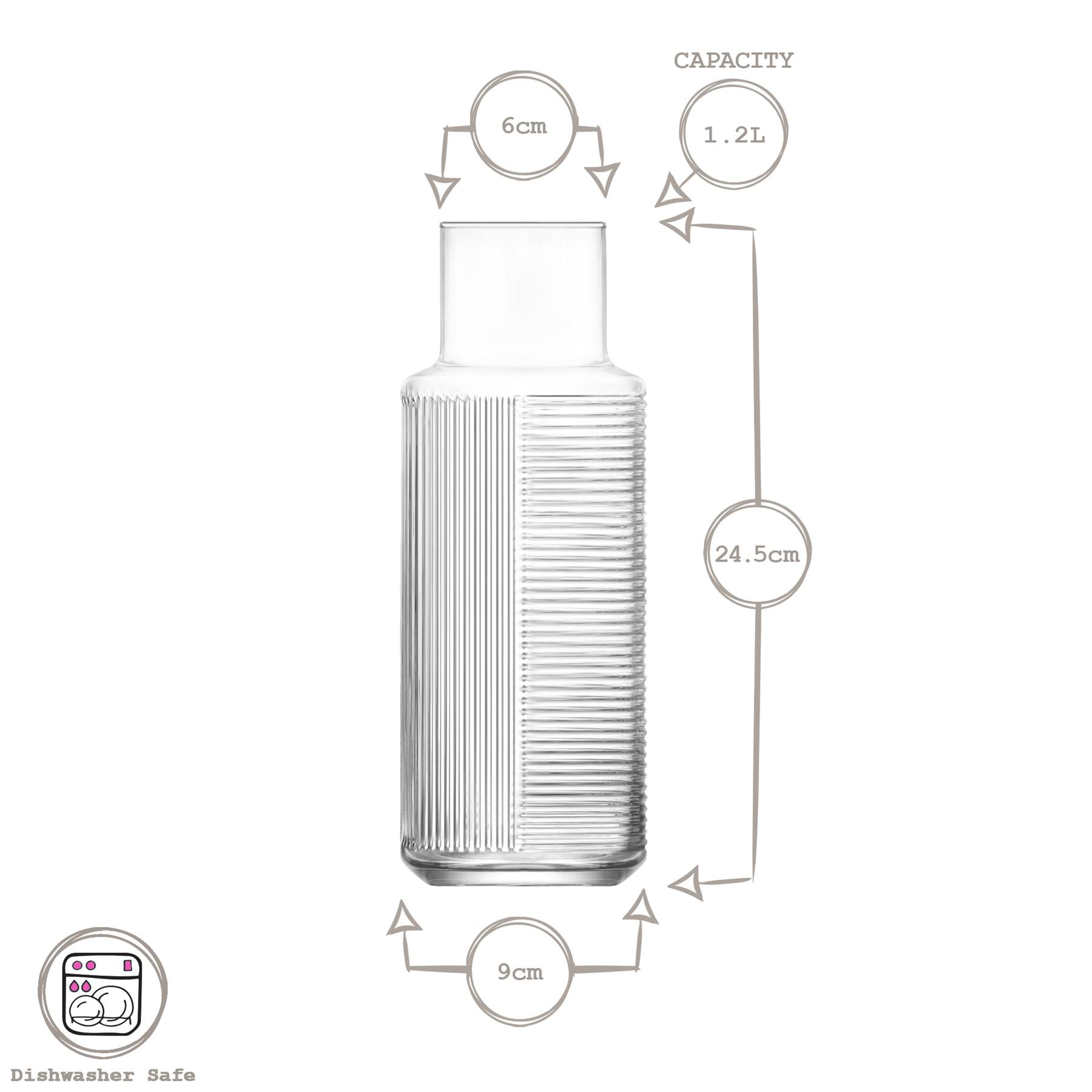 1.2 Litre Helen Glass Carafe