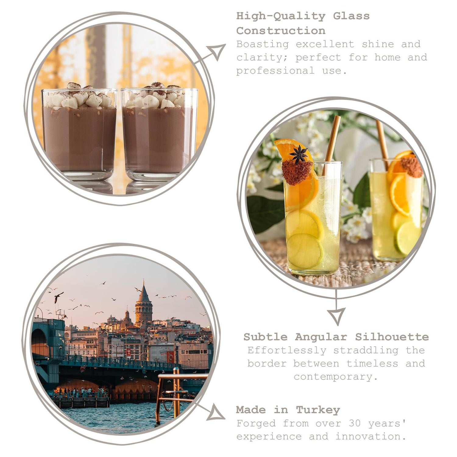 360ml Assos Whisky Glass