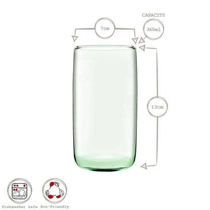 365ml Aware Iconic Recycled Highball Glass - Green