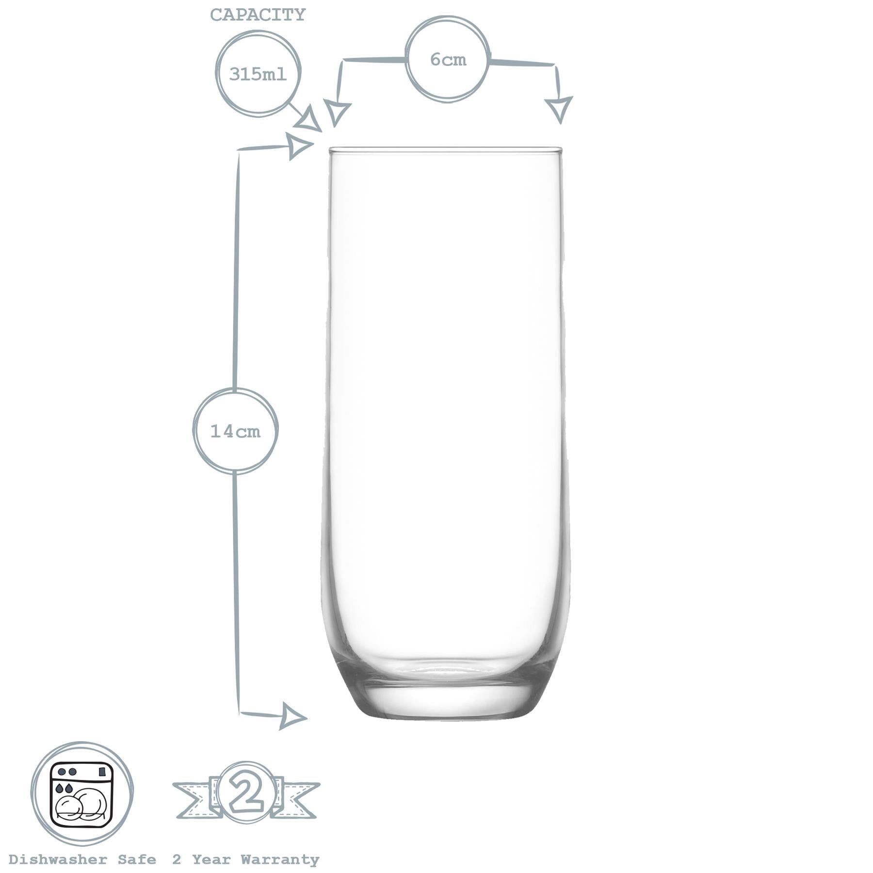 Sude Highball Glass - 315ml