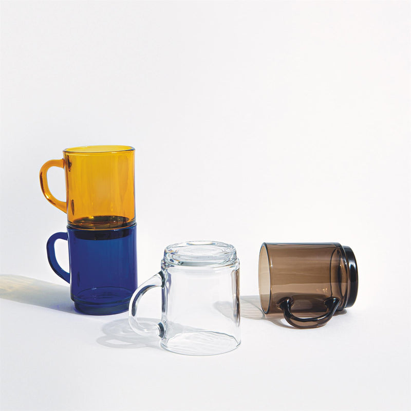 Amber 260ml Versailles Glass Coffee Mug - By Duralex