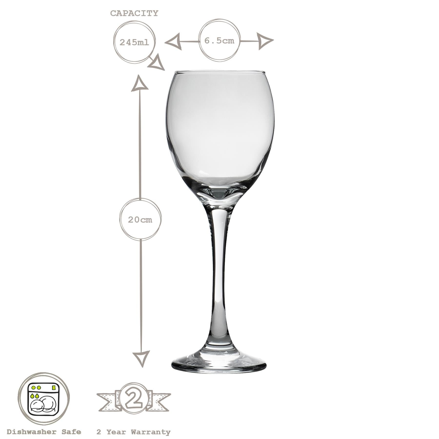 245ml Venue White Wine Glass